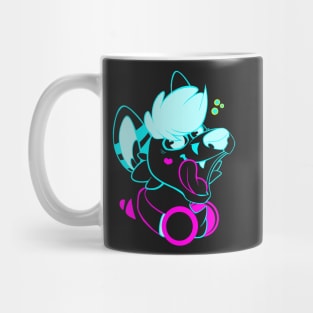 Neon Kjisu Furry Head Mug